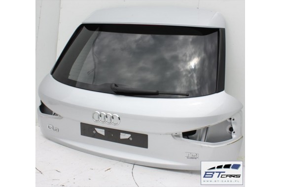 AUDI Q3 TYŁ ZDERZAK tylny +  KLAPA BAGAŻNIKA pod HAK 8U0 8U P5P5 LX7W Lodowsrebrny Srebrny 8U0827025 8U0827025B 8U0807511