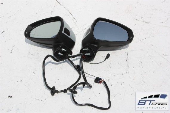 AUDI A3 LUSTERKO DRZWI PRAWE 14 PIN ASYSTENT 8V LX7W - lodowo srebrny pinów kabli przewodów8V4 8V0