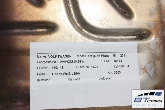 VW GOLF 5 6 WYDECH TŁUMIK 1K0253411BM 1K6253611BM 1K0 253 411 BM 1K6 253 611 BM 1K0253411BM 1K6253611BM 1K0119BB 1K0120BD