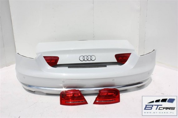 AUDI A8 4H D4 LS9R TYŁ ZDERZAK tylny + KLAPA BAGAŻNIKA + LAMPY lampa ledy LED 4H0 Kolor: 2Y biały 4H0807511 4H0827023B 4H0827023