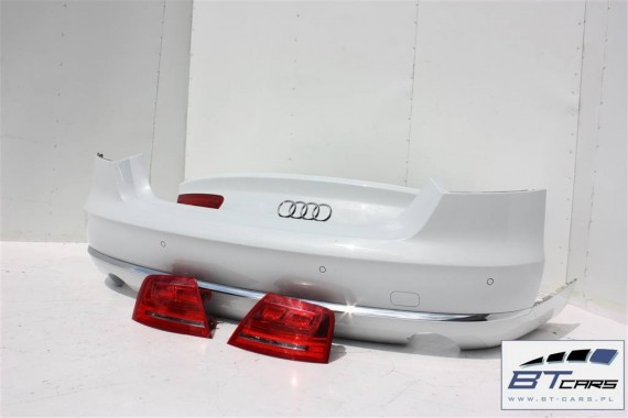 AUDI A8 4H D4 LS9R TYŁ ZDERZAK tylny + KLAPA BAGAŻNIKA + LAMPY lampa ledy LED 4H0 Kolor: 2Y biały 4H0807511 4H0827023B 4H0827023