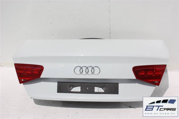 AUDI A8 4H D4 LS9R TYŁ ZDERZAK tylny + KLAPA BAGAŻNIKA + LAMPY lampa ledy LED 4H0 Kolor: 2Y biały 4H0807511 4H0827023B 4H0827023