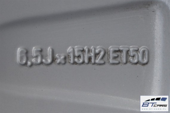 VW GOLF 5 6 VI PLUS JETTA EOS FELGI 15 OPONY KOŁA felga 5K0601025J 6,5J*15H2 ET50 opona Continental ContiProContact 195/65/15 91