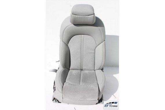 AUDI A8 FOTELE KOMPLET FOTELI siedzeń siedzenia tapicerka 4H D4 4H0 2010-2017 kolor szary + boczki + podłokietnik fotel fotele