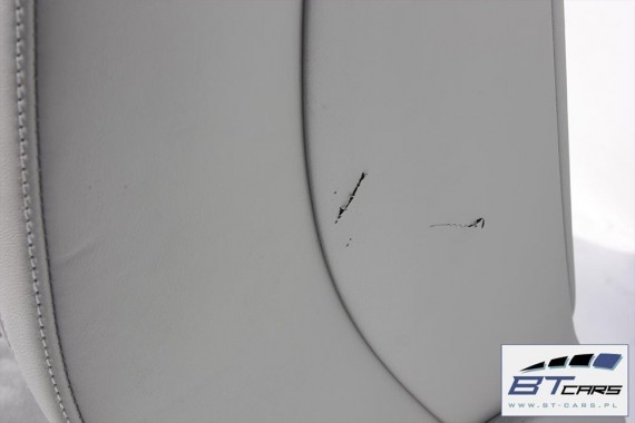 AUDI A8 FOTELE KOMPLET FOTELI siedzeń siedzenia tapicerka 4H D4 4H0 2010-2017 kolor szary + boczki + podłokietnik fotel fotele