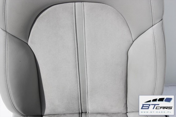 AUDI A8 FOTELE KOMPLET FOTELI siedzeń siedzenia tapicerka 4H D4 4H0 2010-2017 kolor szary + boczki + podłokietnik fotel fotele