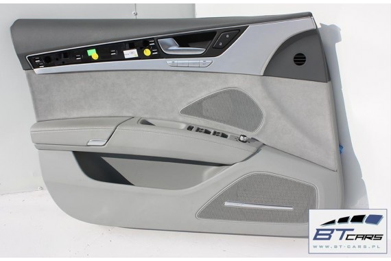 AUDI A8 FOTELE KOMPLET FOTELI siedzeń siedzenia tapicerka 4H D4 4H0 2010-2017 kolor szary + boczki + podłokietnik fotel fotele