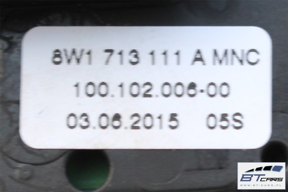 AUDI A4 PANEL STEROWANIA BIEGAMI EPB 8W1713111A 8W1 713 111 A przycisk przyciski 8W 8W1713111A 8W1713111C 8W1713111A 8W1713111C