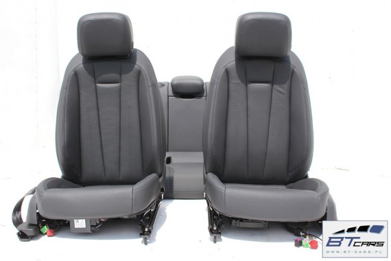 AUDI A4 SEDAN FOTELE KOMPLET FOTELI siedzeń siedzenia fotel tapicerka 8W5 8W skóra kolor czarny B9 USA fotele tapicerka czarna
