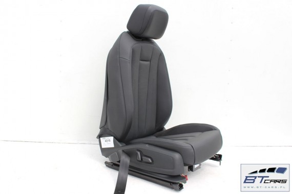 AUDI A4 SEDAN FOTELE KOMPLET FOTELI siedzeń siedzenia fotel tapicerka 8W5 8W skóra kolor czarny B9 USA fotele tapicerka czarna