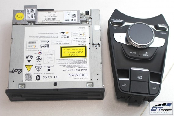 AUDI TT ZESTAW MMI 3G+ CZYTNIK 8S0035072 + PANEL 8S0919614B 8S TOUCHPAD gałka z touchpadem sterowanie 8S0035072 8S0919614B 8S