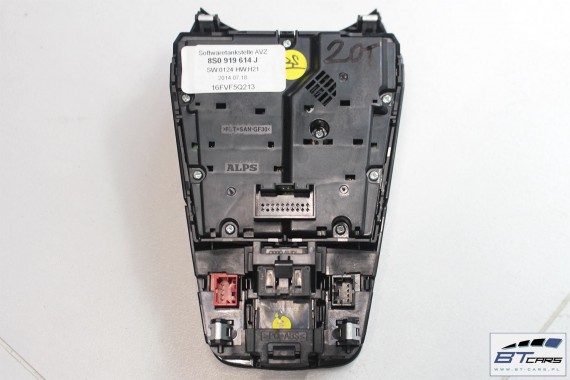 AUDI TT ZESTAW MMI 3G+ CZYTNIK 8S0035072 + PANEL 8S0919614B 8S TOUCHPAD gałka z touchpadem sterowanie 8S0035072 8S0919614B 8S