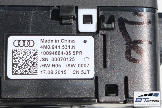 AUDI A4 A5 Q5 Q7 PRZEŁĄCZNIK WŁĄCZNIK ŚWIATEŁ 4M0941531N 4M0941531AA 4M0 941 531 N 4M0941531N 4M0941531AA 4M0941531N 4M0941531AA