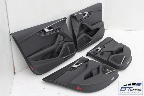 AUDI A4 SEDAN FOTELE KOMPLET FOTELI siedzeń siedzenia fotel tapicerka 8W5 8W skóra kolor czarny B9 USA fotele tapicerka czarna