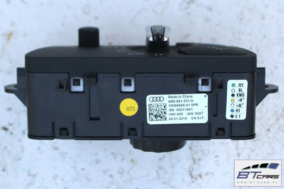 AUDI A4 A5 Q5 Q7 PRZEŁĄCZNIK WŁĄCZNIK ŚWIATEŁ 4M0941531N 4M0941531AA 4M0 941 531 N 4M0941531N 4M0941531AA 4M0941531N 4M0941531AA