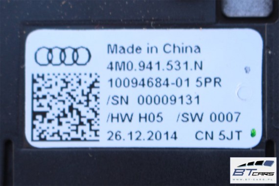 AUDI A4 A5 Q5 Q7 PRZEŁĄCZNIK WŁĄCZNIK ŚWIATEŁ 4M0941531N 4M0941531AA 4M0 941 531 N 4M0941531N 4M0941531AA 4M0941531N 4M0941531AA