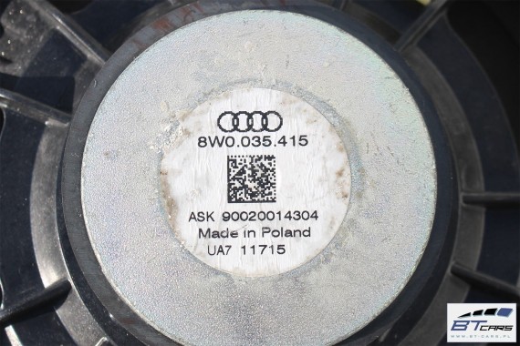 AUDI A4 KOMBI ALLROAD GŁOŚNIKI KOMPLET 8W9035382 8W5035411 8W0035415 8W5035399 8W0035399 8W0035454 8W ZESTAW GLOŚNIKÓW B9 AVANT