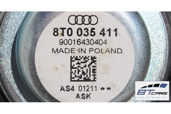 AUDI A4 A5 GŁOŚNIKI KOMPLET GŁOŚNIKÓW NAGŁOŚNIENIE 8T0035399A 4F0035399A 8T0035411 8T0035415A 8F0035382 8K 8T