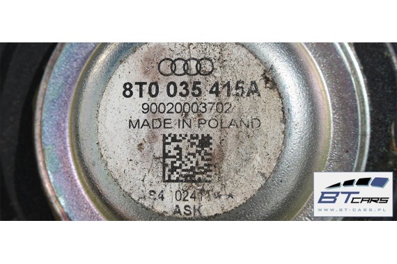 AUDI A4 A5 GŁOŚNIKI KOMPLET GŁOŚNIKÓW NAGŁOŚNIENIE 8T0035399A 4F0035399A 8T0035411 8T0035415A 8F0035382 8K 8T