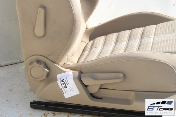 VW THE BEETLE CABRIO FOTELE KOMPLET FOTELI siedzeń siedzenia fotel tapicerka 5C 5C3 welur kolor beżowy beż