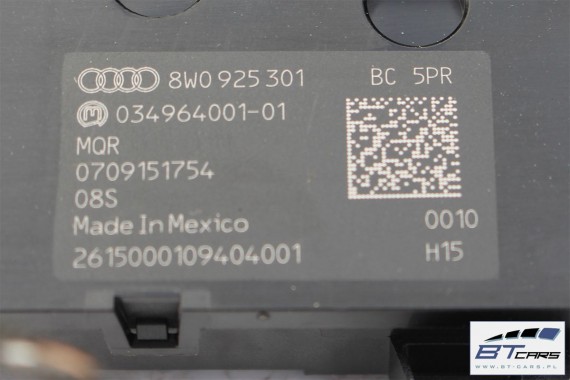 AUDI A4 PANEL Z PRZYCISKAMI PRZYCISKI 8W0925301BC 8W0 925 301 BC przycisk b9 f5 sterowania 8W0925301BC 8W0925301BC 8W0925301BC