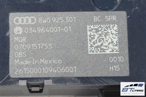 AUDI A4 PANEL Z PRZYCISKAMI PRZYCISKI 8W0925301BC 8W0 925 301 BC przycisk b9 f5 sterowania 8W0925301BC 8W0925301BC 8W0925301BC