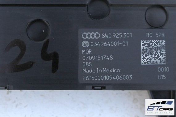 AUDI A4 PANEL Z PRZYCISKAMI PRZYCISKI 8W0925301BC 8W0 925 301 BC przycisk b9 f5 sterowania 8W0925301BC 8W0925301BC 8W0925301BC