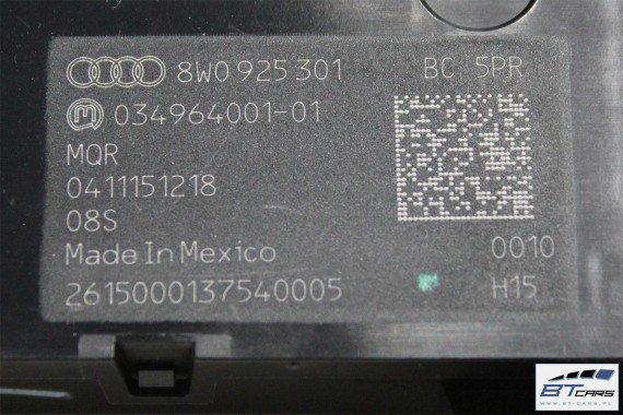 AUDI A4 PANEL Z PRZYCISKAMI PRZYCISKI 8W0925301BC 8W0 925 301 BC przycisk b9 f5 sterowania 8W0925301BC 8W0925301BC 8W0925301BC