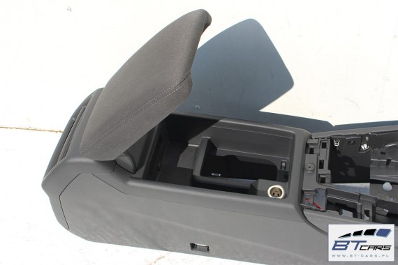 AUDI A4 TUNEL ŚRODKOWY + PODŁOKIETNIK 8W0864283 8W1863241 8W0864207 8W1 863 241 8W 2015- 6PS - czarny Z PODLOKIETNIKEM KOMPLET