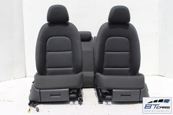 AUDI Q3 FOTELE KOMPLET FOTELI siedzeń siedzenia fotel tapicerka 8U welur przebieg 4085 kilometrów