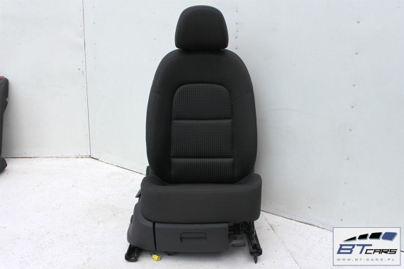 AUDI Q3 FOTELE KOMPLET FOTELI siedzeń siedzenia fotel tapicerka 8U welur przebieg 4085 kilometrów