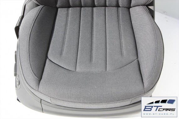 AUDI A8 FOTELE KOMPLET FOTELI siedzeń siedzenia tapicerka 4H D4 4H0 welur elektryczne i podgrzewane