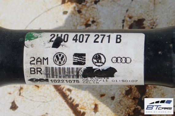 VW AMAROK PÓŁOŚ PRZEDNIA PRZÓD 2H0407271B 2H0407271D 2H0407271DX 2H0 407 271 B 2H0 407 271 D 2H0 407 271 DX