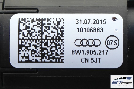 AUDI A4 A5 PRZYCISK START STOP 8W1905217 8W1905217F 8W1 905 217 PRZYCISKI 8W 8W1905217 8W1905217F 8W1905217 8W1905217F 8W1905217