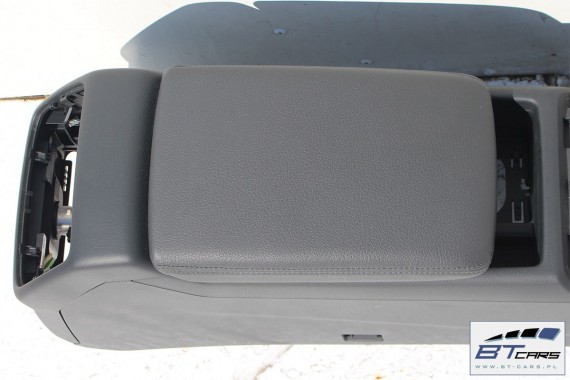 AUDI A4 A5 TUNEL ŚRODKOWY + PODŁOKIETNIK 8W0864207 8W1863241A 8W1 863 241 6PS - czarny soul 8W 8W0864283A b9 f5 LED 6PS - czarny